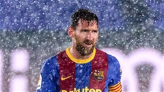Barcelona thua Real Madrid: Mưa ướt Messi Barcelona thua Real Madrid: Mưa ướt Messi