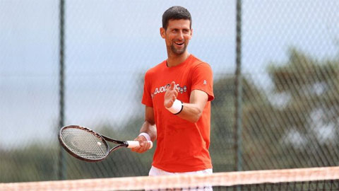 Djokovic đã có hai tuần tập luyện ở Monaco chuẩn bị cho giải