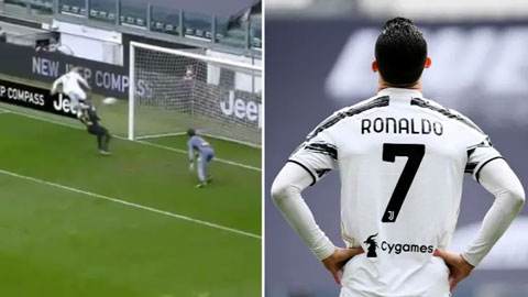 Ronaldo biến 'bàn thắng' từ khoảng cách 2m thành... cơ hội
