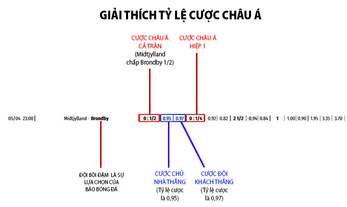 Giải thích tỷ lệ cược châu Á