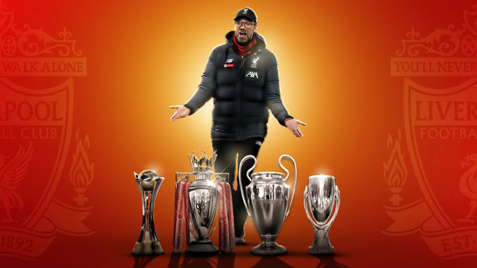 Klopp đã mang về 4 danh hiệu cho Liverpool kể từ khi nhậm chức