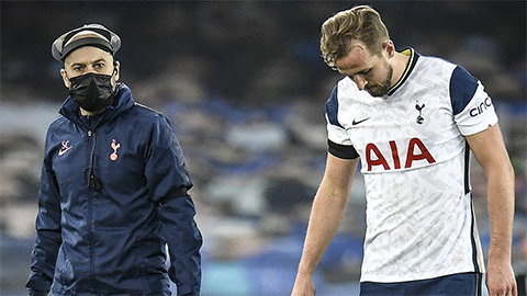 Tottenham tái mặt vì chấn thương của Kane trước đại chiến Man City