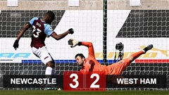 Newcastle 3-2 West Ham: Chết ở hàng thủ