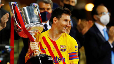 Messi lập một loạt kỷ lục, Barca vô địch cúp Nhà Vua 2020/21
