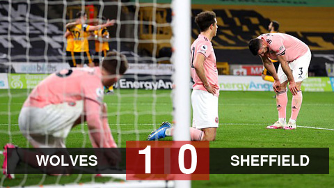 Kết quả Wolves 1-0 Sheffield United: Ngoại hạng Anh chia tay CLB đầu tiên Kết quả Wolves 1-0 Sheffield United: Ngoại hạng Anh chia tay CLB đầu tiên