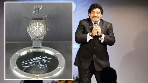 Diego Maradona & thú chơi đồng hồ  khác người