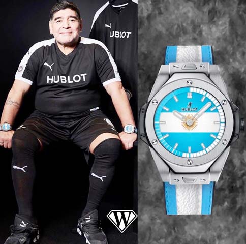 Maradona từng là đại sứ thương hiệu cho Hublot
