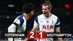 Tottenham 2-1 Southampton: Mason ra mắt thắng lợi