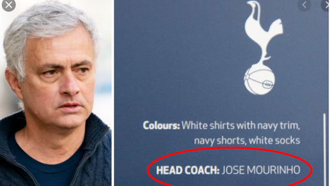 Tottenham vẫn để tên Mourinho sau khi sa thải 