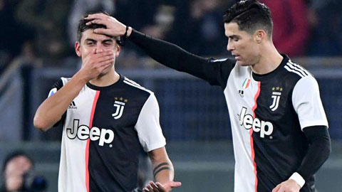 Juventus: 'Đen' như cặp Ronaldo - Dybala!