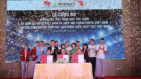 Herbalife Việt Nam hợp tác cùng Uỷ ban Olympic Việt Nam và Hiệp hội Paralympic Việt Nam