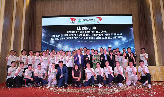 Herbalife Việt Nam cam kết tiếp tục tài trợ sản phẩm dinh dưỡng và các hỗ trợ dài hạn khác cho các VĐV Việt Nam xuất sắc 