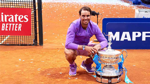 Nadal đòi lại ngôi số hai thế giới từ tay Daniil Medvedev