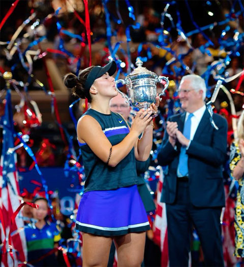 Bianca Andreescu vô địch US Open 2019