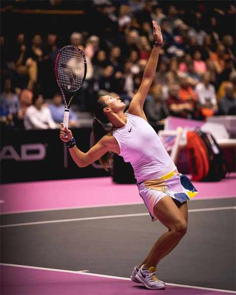 Daria Kasatkina thắng 12 trận trước các đối thủ top 10, trong đó có hai tay vợt số một thế giới