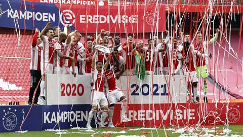 Ajax vô địch Hà Lan lần thứ 35