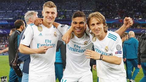 Khi bộ ba Kroos - Casemiro - Modric vào phom, Real Madrid có thể cuốn phăng mọi đối thủ