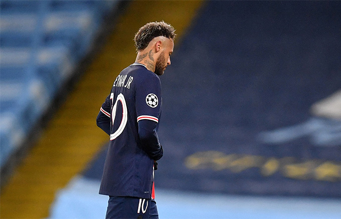 Neymar "tịt ngòi" ở 7 trận gần nhất tại vòng knock-out Champions League