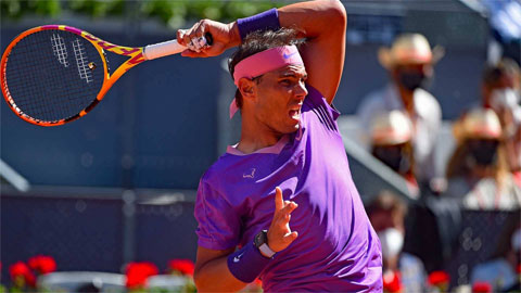 Nadal thắng trận thứ 53 ở giải Masters đất nện tại Madrid