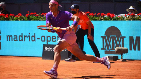 Nadal lần thứ 15 vào tứ kết Madrid Open