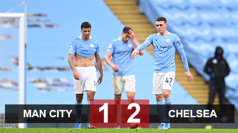 Kết quả Man City 1-2 Chelsea: Chưa thể đăng quang Kết quả Man City 1-2 Chelsea: Chưa thể đăng quang