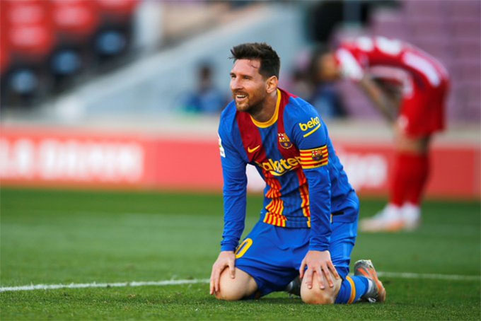 Messi ngán ngẩm khi không thắng được Oblak