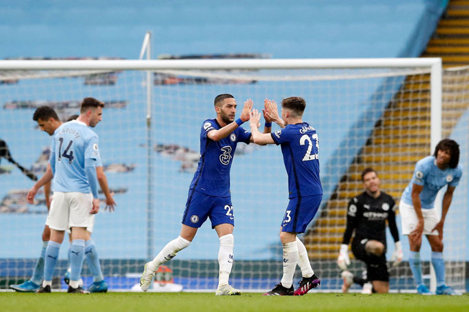 Chelsea có lần thứ 2 liên tiếp đánh bại Man City