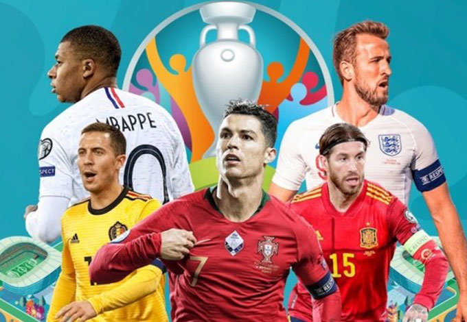 Euro 2020 quy tụ nhiều đội bóng mạnh với vô số ngôi sao nổi tiếng