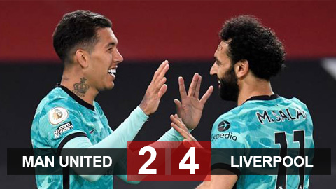 Kết quả MU 2-4 Liverpool: Hủy diệt Quỷ đỏ, The Kop áp sát top 4 Kết quả MU 2-4 Liverpool: Hủy diệt Quỷ đỏ, The Kop áp sát top 4