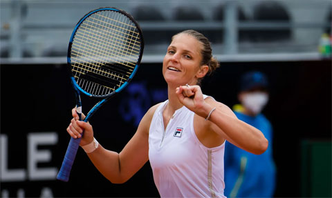 Karolina Pliskova có mùa thứ ba liên tiếp vào bán kết giải WTA 1000 đất nện ở Rome