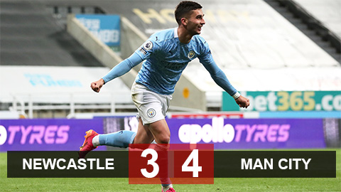 Kết quả Newcastle 3-4 Man City: Tiệc bàn thắng chào đón tân vương Kết quả Newcastle 3-4 Man City: Tiệc bàn thắng chào đón tân vương