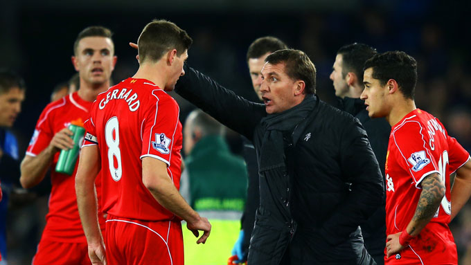 Mối quan hệ rạn nứt với Gerrard là một trong những sai lầm của Rodgers thời dẫn dắt Liverpool