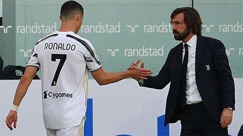 Pirlo: 'Ronaldo vui khi được rút ra nghỉ'