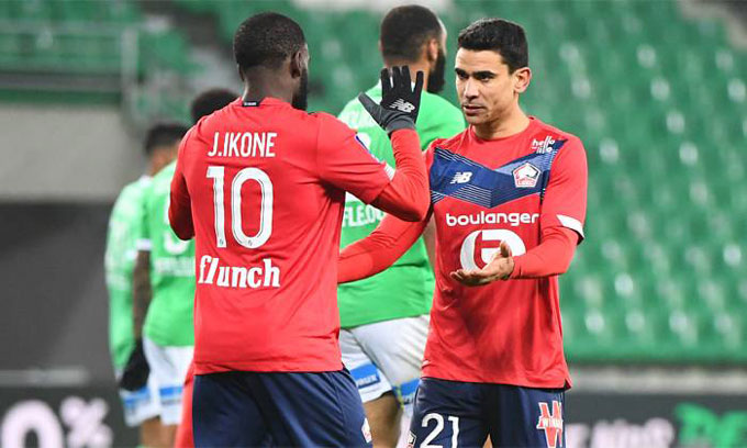 Chỉ cần thắng 2 trận cuối, Lille sẽ chính thức vô địch Ligue 1 mà không cần quan tâm tới kết quả thi đấu của PSG