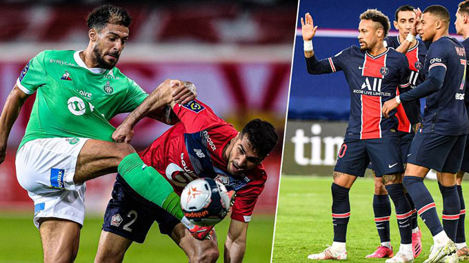 Lille và PSG sẽ phải chờ tới vòng cuối mới kết thúc cuộc đua vô địch Ligue 1 mùa này