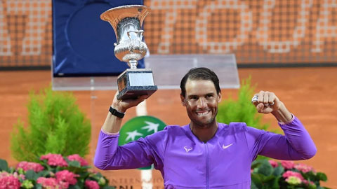 Rafael Nadal  vô địch Rome Master 2021: Thiên đường thứ 36