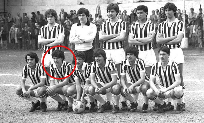 Gasperini từng rất mờ nhạt thời còn là cầu thủ Juve