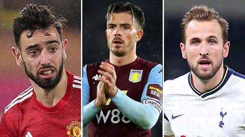 Đội hình xuất sắc nhất Premier League theo thống kê: Có Bruno, Kane và Grealish