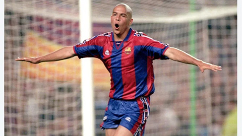 Ronaldo ''béo'' từng ghi 47 bàn thắng sau 49 trận cho Barca ở mùa 1996/97 khi chưa bước qua tuổi 21