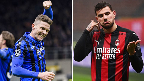 Atalanta vs Milan: Gosens đối mặt Theo Hernandez