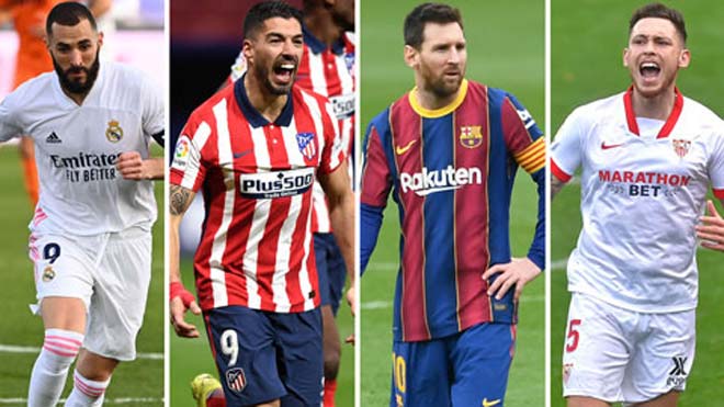Vẫn là 4 ông kẹ đại diện cho La Liga tại Champions League mùa sau