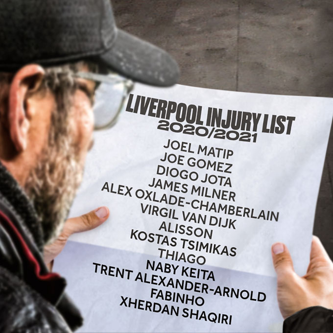 Klopp sẽ hy vọng không phải đau đầu với danh sách chấn thương dày đặc của Liverpool mùa tới