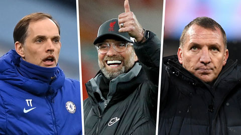 Cuộc đua top 4: Tuchel thừa nhận may mắn, Klopp bất ngờ, Rodgers thất vọng