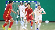 Kỹ năng phòng ngự đỉnh cao của Futsal Việt Nam khiến Lebanon không thể ghi bàn