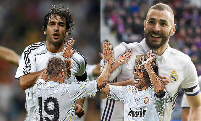 Benzema tiếp bước Raul tại Champions League mà không cần lấy 1 bàn thắng trên chấm phạt đền