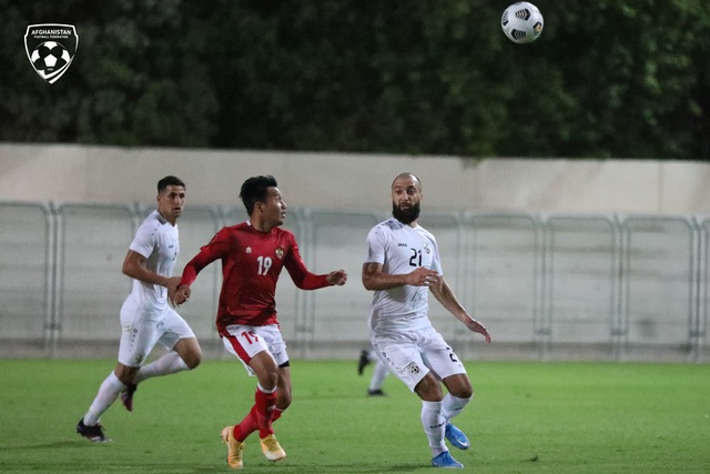 Indonesia thất thủ trước Afghanistan trong trận giao hữu trên đất UAE 