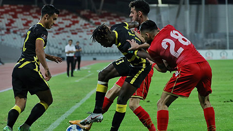 Hàng thủ chơi tệ hại, Malaysia thua trắng trước Bahrain