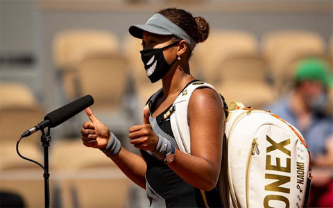 Thành tích tốt nhất của Naomi Osaka tại Roland Garros là vào vòng ba