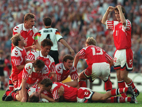 Đan Mạch đã đánh bại Đức trong trận chung kết EURO 1992