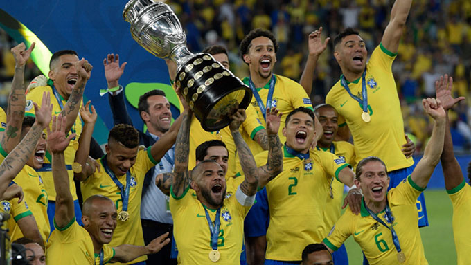 Brazil đang là ĐKVĐ Copa America